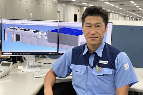 Katsuyuki Itozawa, a Manager in the Digital Printing System Development Department