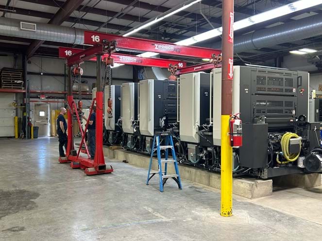 Installation Process for Komori GL 640/C