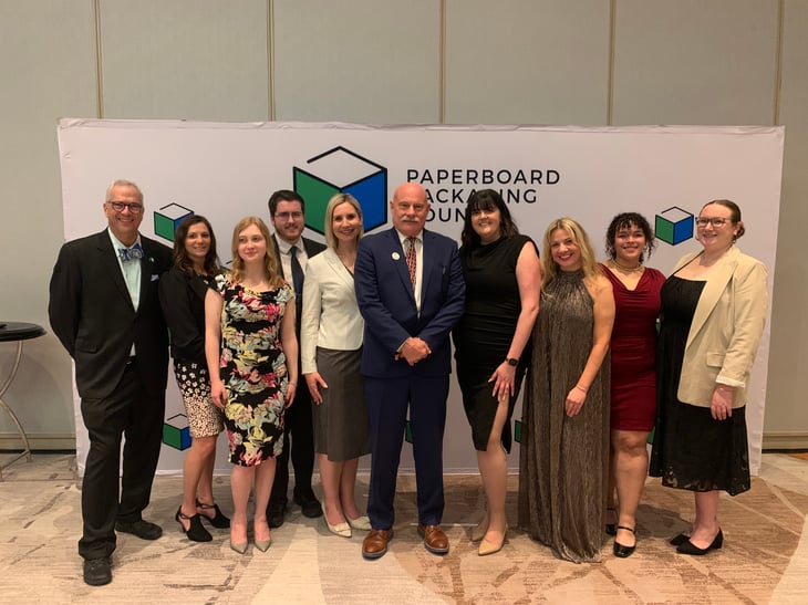 Mark Hopkins with PPC staff at the Indianapolis meeting in April 2025